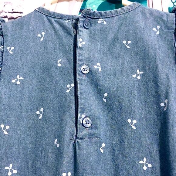 CARTER'S KIDS COTTON SNAP CROTCH JUMPER (HAS SMALL HOLE) - Picture 3 of 11